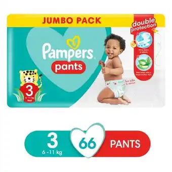 Pick n Pay Liquor Pampers Pants Size 3 Jumbo Pack 66 Nappies offer