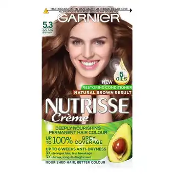 Pick n Pay Liquor Garnier Nutrisse Hair Colour Macadamia 5.3 offer