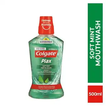 Pick n Pay Liquor Plax Mouthwash Soft Mint 500ml offer