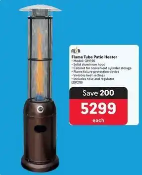 Makro Alva - flame tube patio heater offer