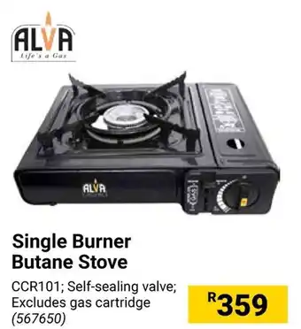 Builders Warehouse ALVA Single Burner Butane Stove offer