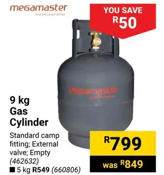 Builders Warehouse megamaster 9 kg Gas Cylinder offer