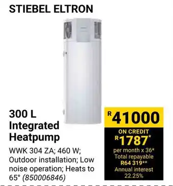 STIEBEL ELTRON 300 L Integrated Heatpump