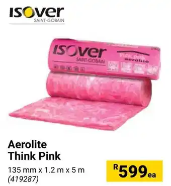 Isover Aerolite Think Pink