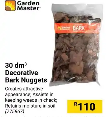 Builders Warehouse Garden Master 30 dm³ Decorative Bark Nuggets offer