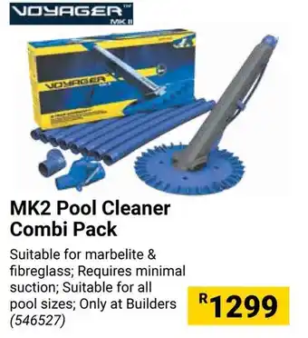 Builders Warehouse VOYAGER MK2 Pool Cleaner Combi Pack offer