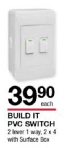 Build It Built It PVC Switch offer