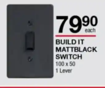 Build It Built It Mattblack Switch 100x50 1 Litre offer
