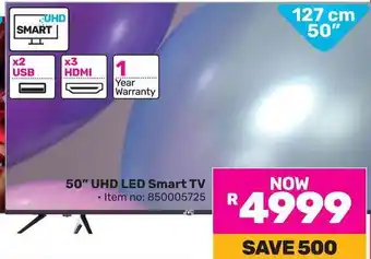 Game JVC 50" UHD LED Smart TV offer