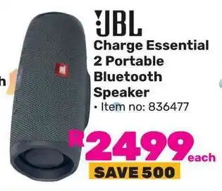 Game JBL Charge Essential 2 Portable Bluetooth Speaker offer