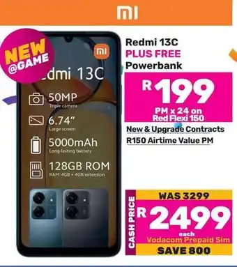 Game Redmi 13C PLUS FREE Powerbank offer