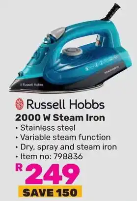 Game Russell Hobbs 2000 W Steam Iron offer