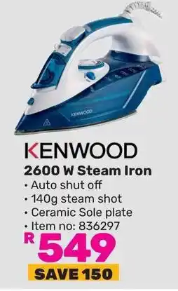 Game KENWOOD 2600 W Steam Iron offer