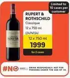 Makro Rupert & rothschild - classique offer