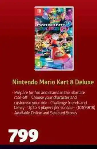 Incredible Connection Nintendo Mario Kart 8 Deluxe offer