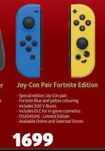 Incredible Connection Joy-Con Pair Fortnite Edition offer