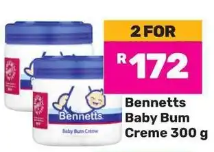 Game Bennetts Baby Bum Creme 300 g offer