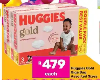 Game Huggies Gold Giga Bag Assorted Sizes offer