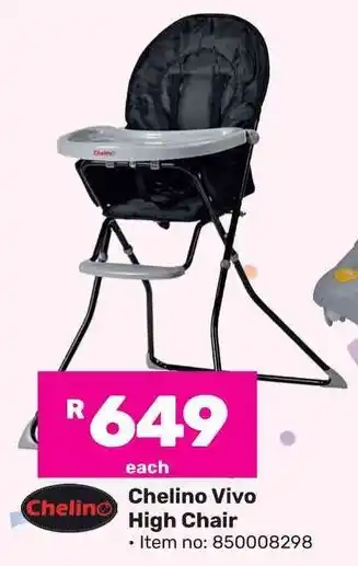 Game Chelino Vivo High Chair offer