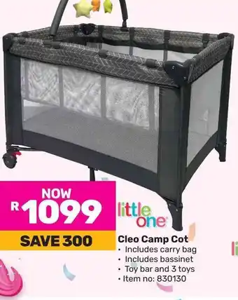 Game little one Cleo Camp Cot offer