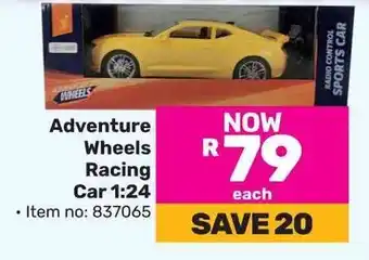 Game Adventure Wheels Racing Car 1:24 offer