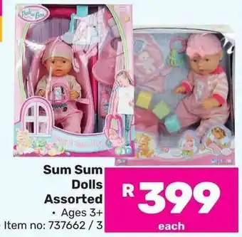 Game Sum Sum Dolls Assorted offer