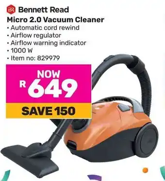 Game Bennett Read Micro 2.0 Vacuum Cleaner offer