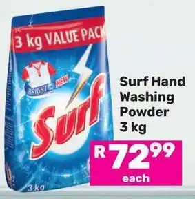 Game Surf Hand Washing Powder 3 kg offer
