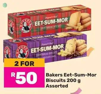 Game Bakers Eet-Sum-Mor Biscuits 200 g Assorted offer