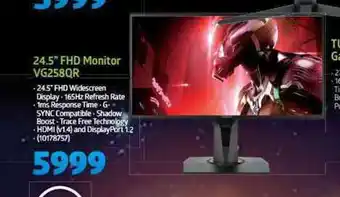Incredible Connection Asus - 24.5" FHD Monitor VG258QR offer