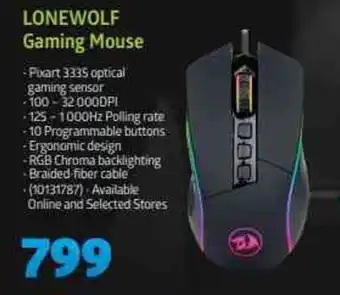 Incredible Connection Redragon - Lonewolf Gaming House offer
