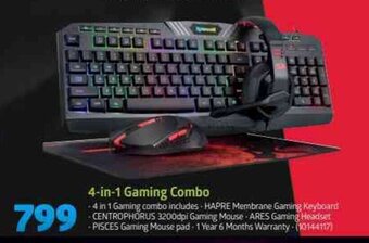 Incredible Connection Redragon - 4-in-1 Gaming Combo offer