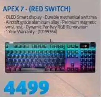 Incredible Connection APEX 7 - (Red Switch) offer