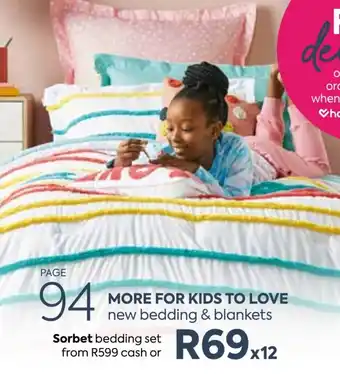 HomeChoice Sorbet Bedding Set offer