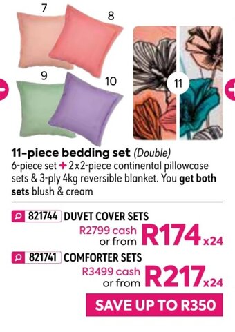 HomeChoice 11-Piece Bedding Set Duvet Cover Sets offer