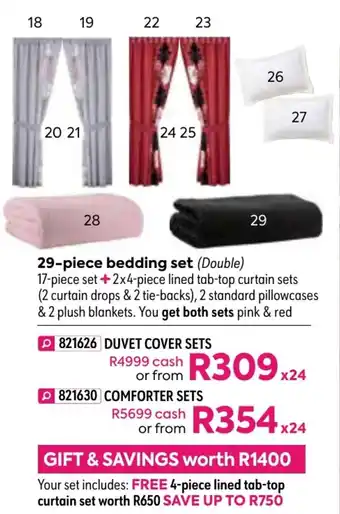 29-Piece Bedding Set Duvet Cover Sets