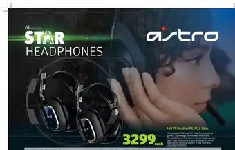 Incredible Connection Astro - A40 TR Headset PS,PC & Xbox offer