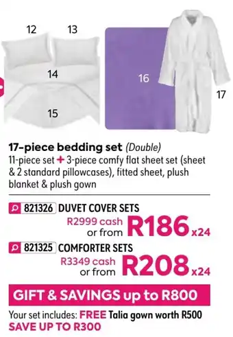 17-Piece Bedding Set Duvet Cover Sets