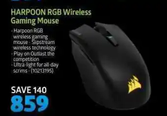 Incredible Connection Corsair - HARPOON RGB Wireless Gaming Mouse offer