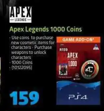 Incredible Connection APEX Legends 1000 Coins offer