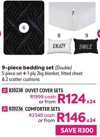 HomeChoice 9-Piece Bedding Set Duvet Cover Sets offer