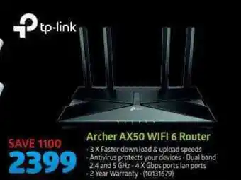 Incredible Connection Tp-Link - Archer AX50 Wifi 6 Router offer