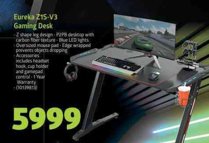 Eureka Z1SV3 Gaming Desk offer at Incredible Connection