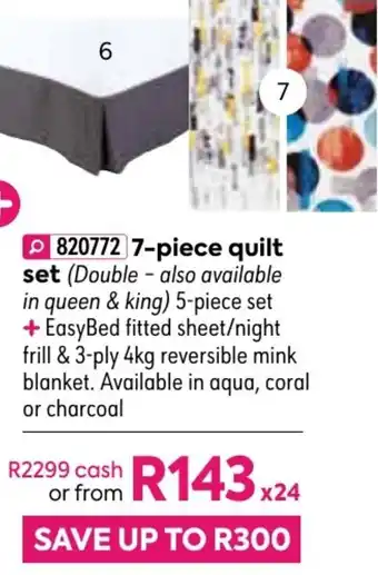 7-Piece Quilt Set