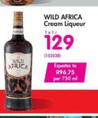 Makro Wild Africa Cream Liqueur 1L offer
