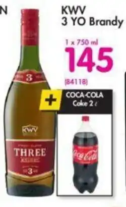 Makro KWV 3YO Brandy 750ml offer