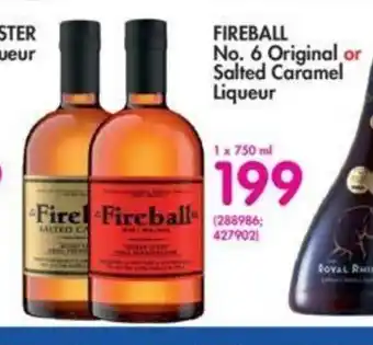 Makro Fireball No.6 Original or Salted Caramel Liqueur 750ml offer