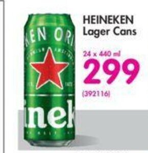 Makro Heineken Lager Cans 24 x 440ml offer