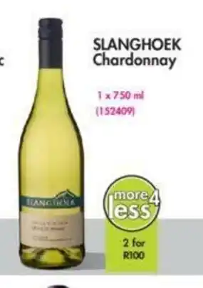 Slanghoek Chardonnay 750ml