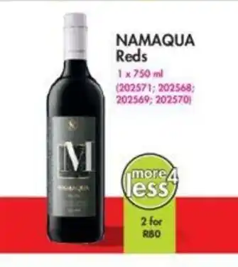 Makro Namaqua Reds 750ml offer